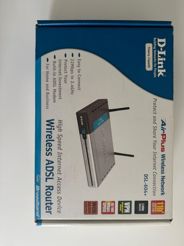 Routeur ADSL sans fil, Enlèvement ou Envoi, Utilisé, Routeur, D-Link