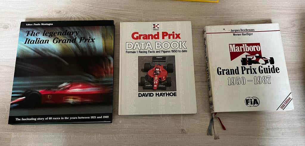 Grand prix f1 boeken, Ophalen, Zo goed als nieuw