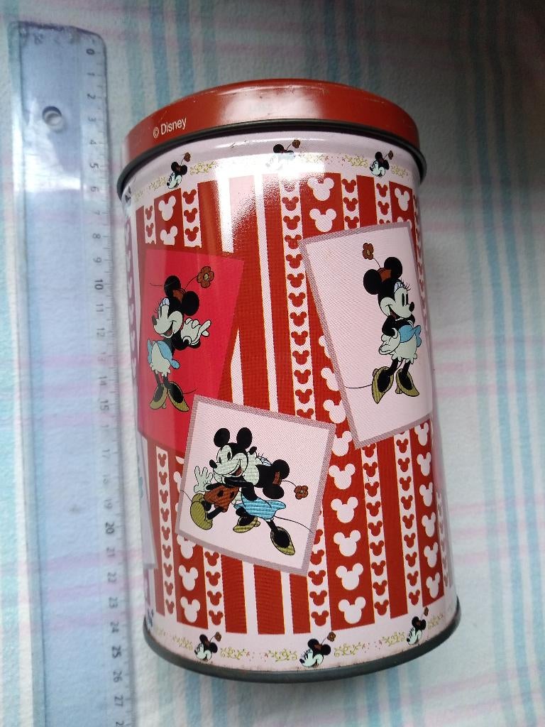 lege blik Mickey Mouse Disney doos, Ophalen of Verzenden, Mickey Mouse, Gebruikt