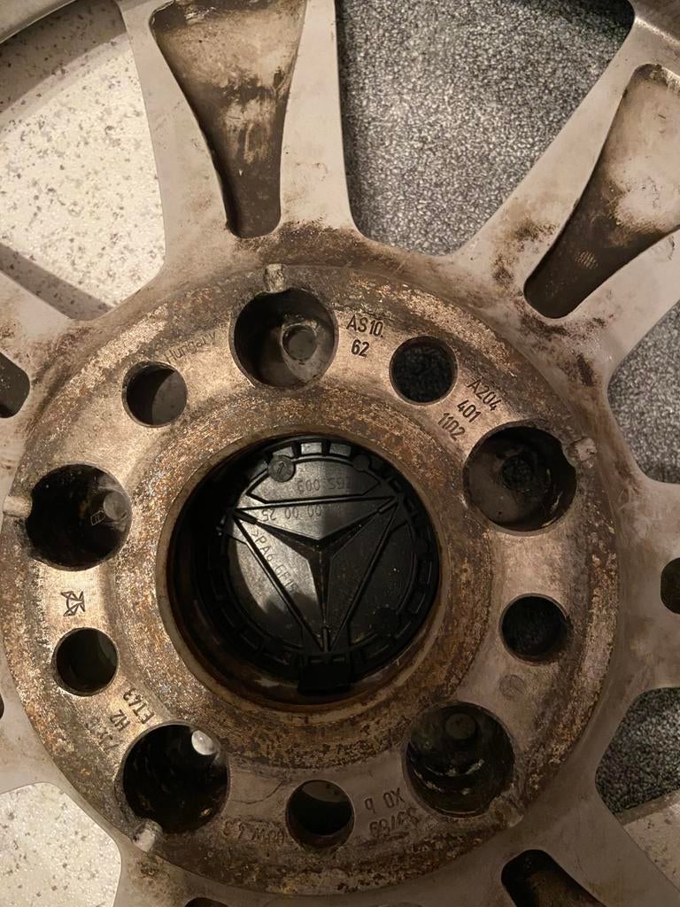 4 Velgen 16 st. mercedes te koop + wielen, Ophalen, Velg(en)