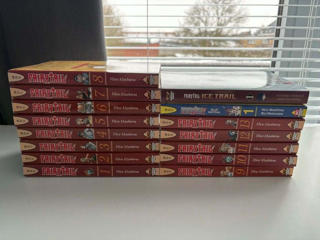 Fairy Tail manga's te koop, Livres, Comme neuf, Hiro Mashima, Enlèvement, Plusieurs comics