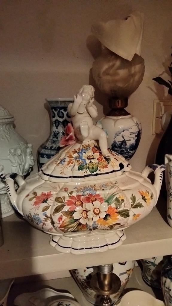 Terrine à soupe en porcelaine italienne, Antiquités & Art, Enlèvement ou Envoi