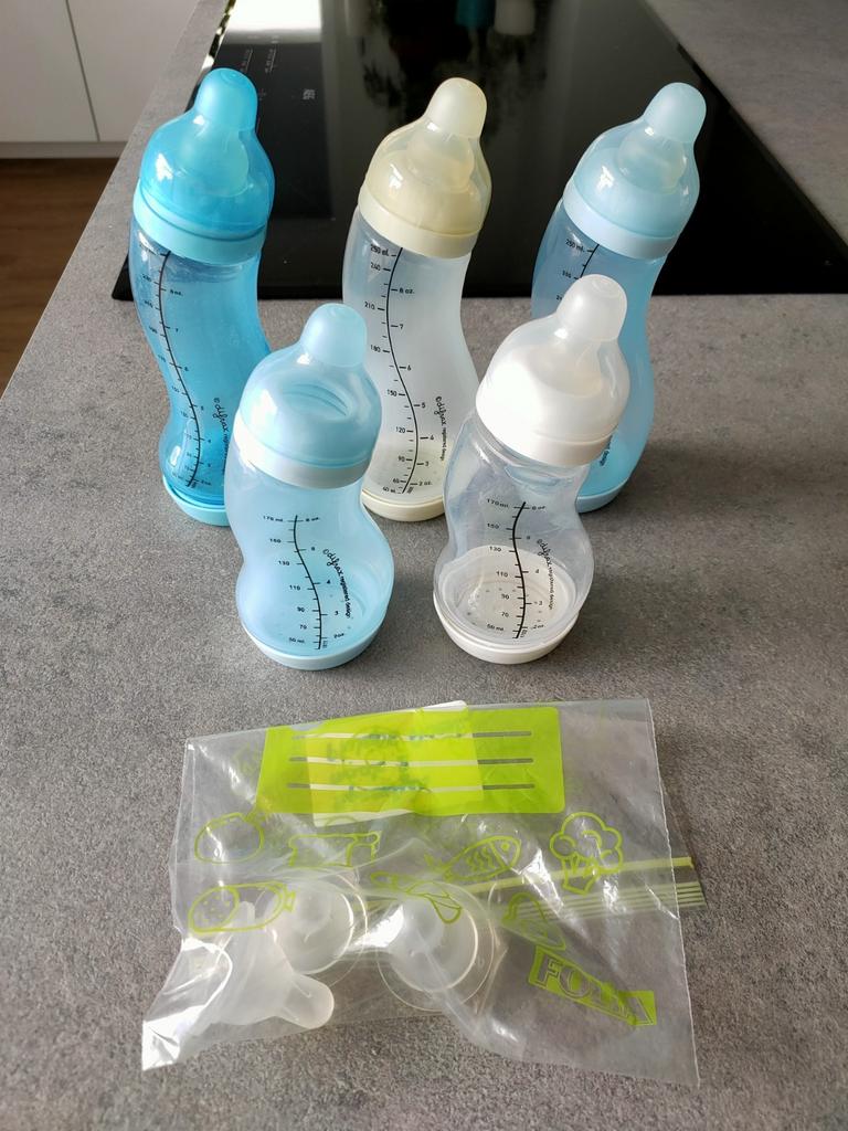 Difrax en Philips Avent flessen, Ophalen of Verzenden, Gebruikt, Overige typen