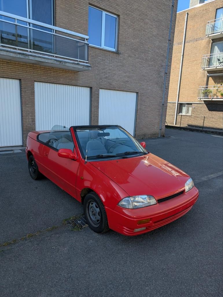 Voiture classique cabriolet Suzuki Swift, Autos, Suzuki, Rouge, Achat, 2 portes, Particulier