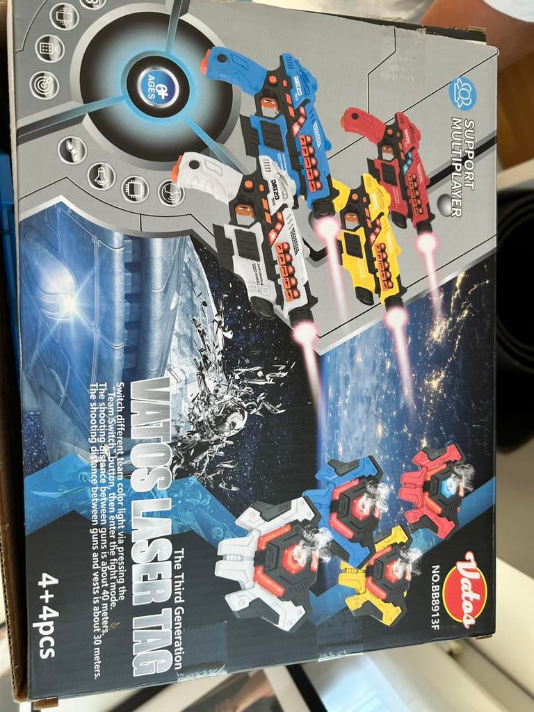 Vatos laser game - pistolet laser, Ophalen of Verzenden, Zo goed als nieuw
