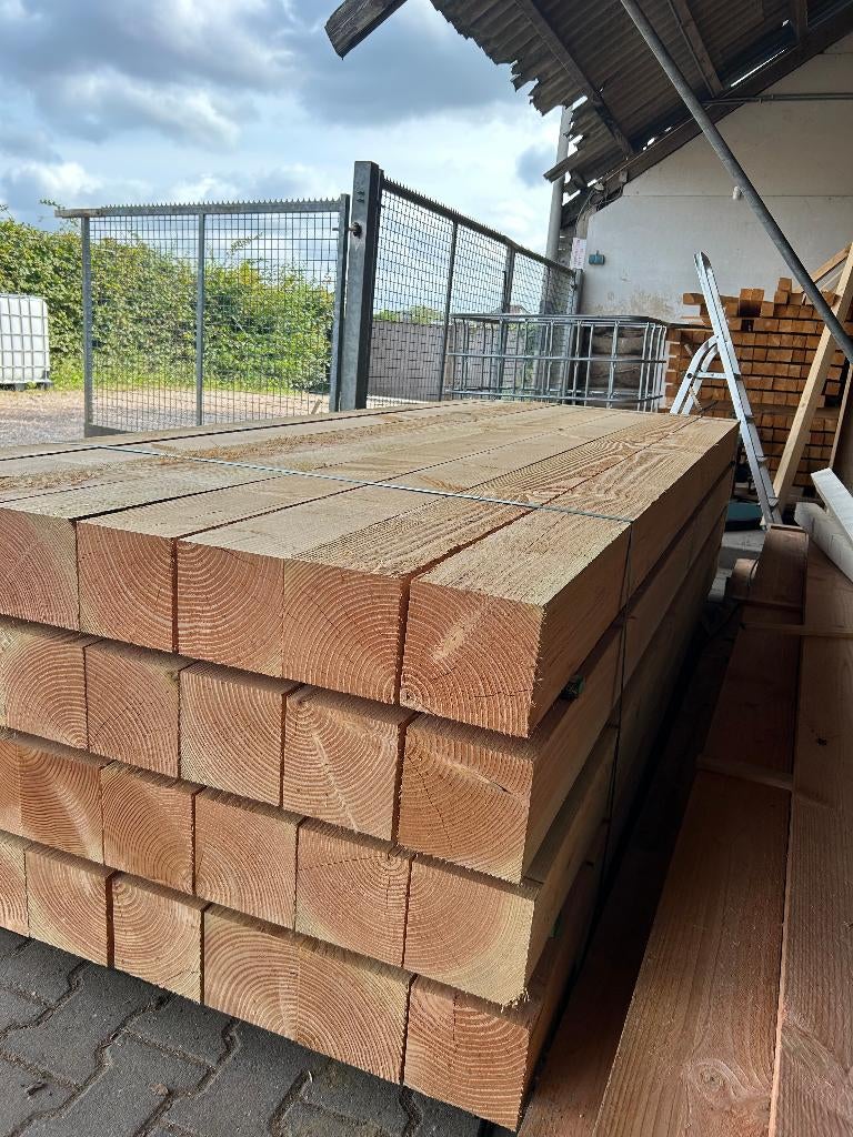 Douglas balk 15x15x250/300/400 cm, Jardin & Terrasse, Poteaux, Poutres & Planches, Neuf, Poutres, 250 cm ou plus, Enlèvement ou Envoi