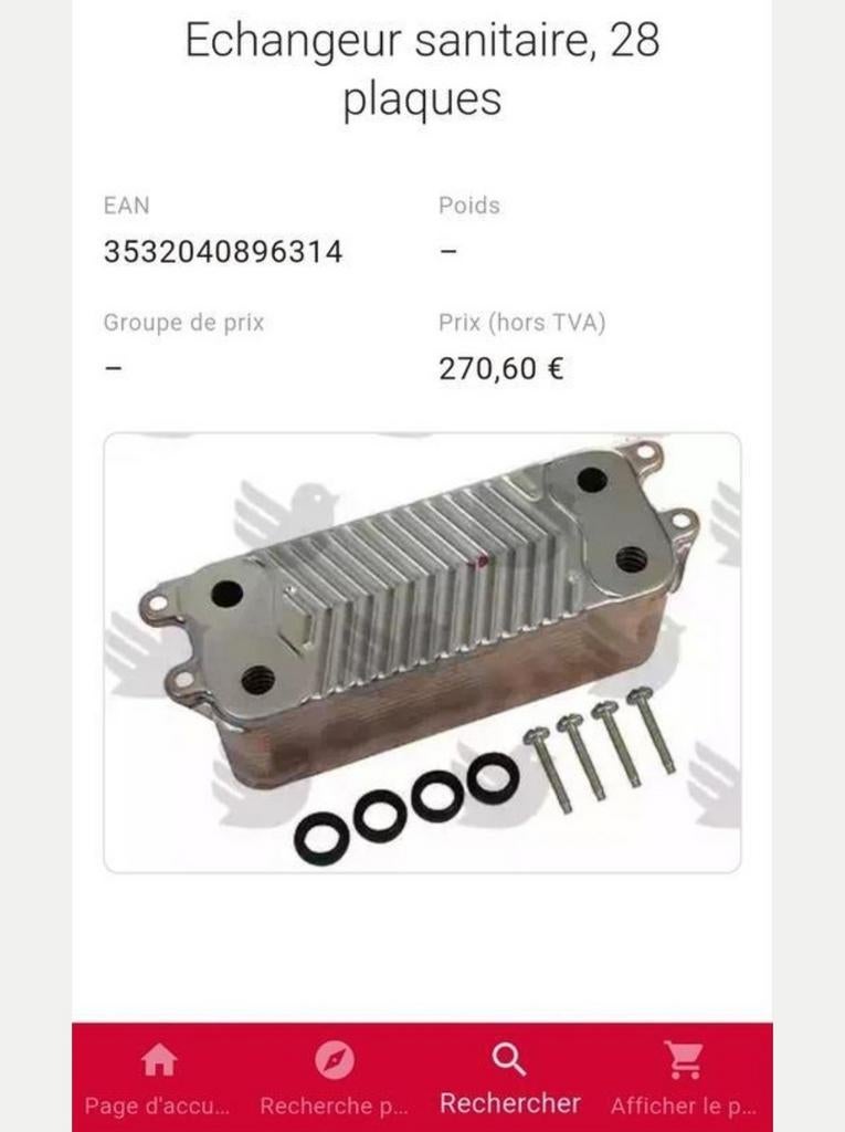 échangeur à plaque Bulex Thermomaster F25E, F29E (100% neuf), Neuf