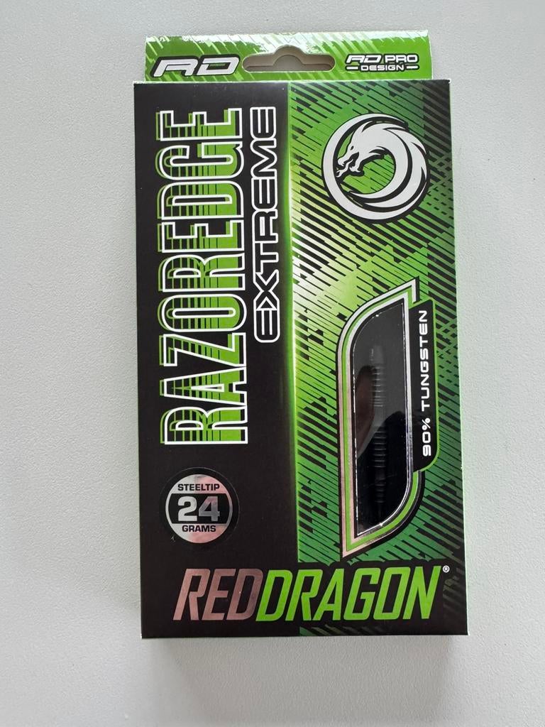 Red dragon razor edge extreme 24 gr dartpijlen, Ophalen, Zo goed als nieuw, Pijlen