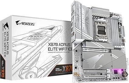 GIGABYTE X870 A Elite WIFI7 Ice | GRATIS LEVERING, Computers en Software, Moederborden, -, Verzenden, GIGABYTE, -