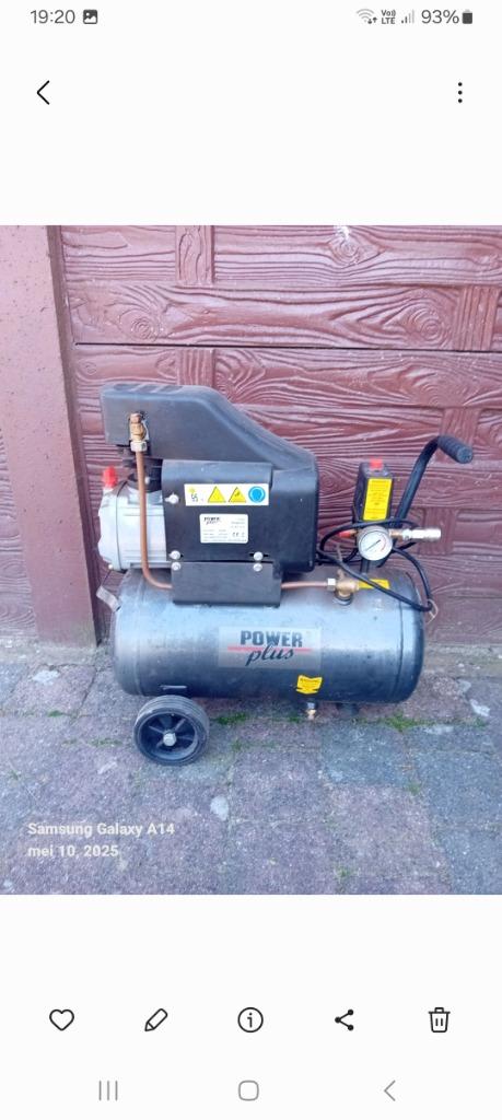 Lucht compressor, Ophalen, 6 tot 10 bar, Zo goed als nieuw, Geluidgedempt