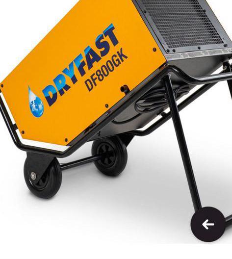 Bouwdroger, huren, dryfast 800,vochtproblomen, Doe-het-zelf en Bouw, Ophalen of Verzenden, Nieuw