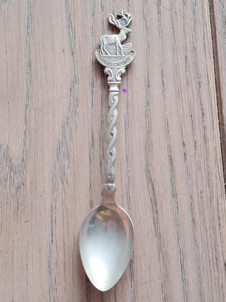 Lepeltje met hert - Echternach, Antiquités & Art, Enlèvement ou Envoi