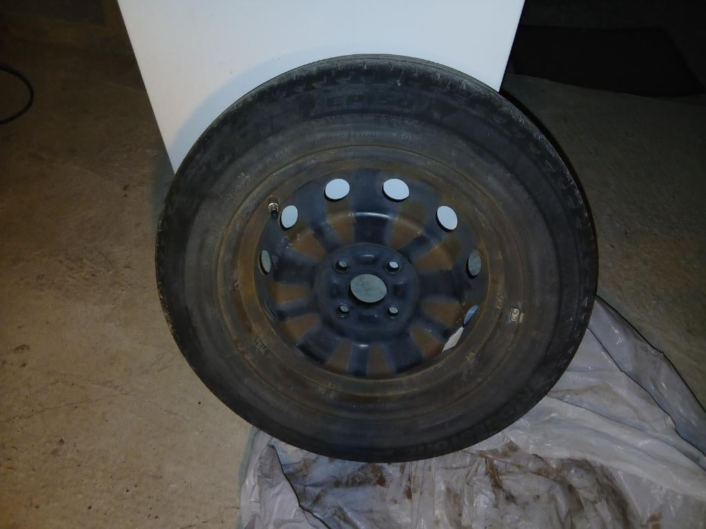 wielset met banden, Auto-onderdelen, Banden en Velgen, Ophalen, Gebruikt, 175 mm, Banden en Velgen