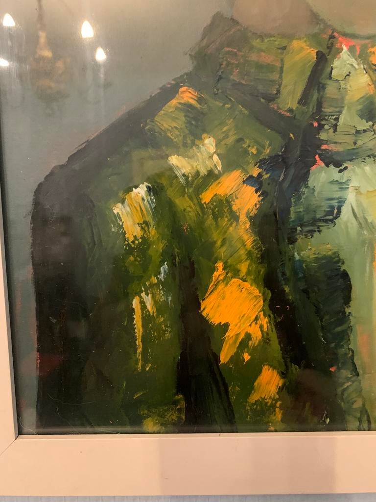 Pergamo Gaetano „muziek van de ziel „olieverf 40 x 30 cm, Antiek en Kunst, Ophalen of Verzenden