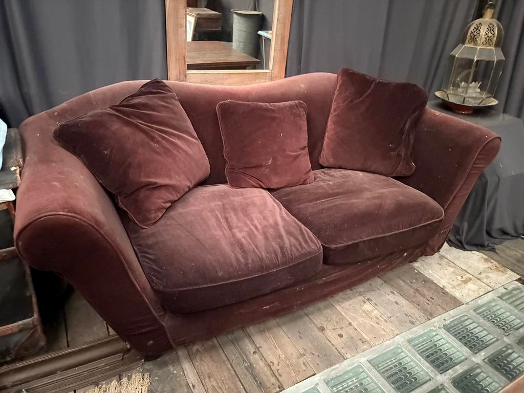 Ancien Canapé Design Brun, Maison & Meubles, Canapés | Salons, 75 à 100 cm, 200 à 250 cm, Design, Enlèvement