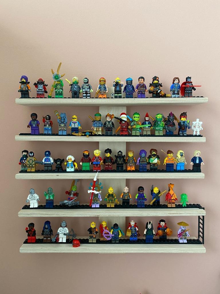 Lego- wandrekje voor lego-figuren (excl. lego-figuren), Ophalen, Zo goed als nieuw, Wanddecoratie