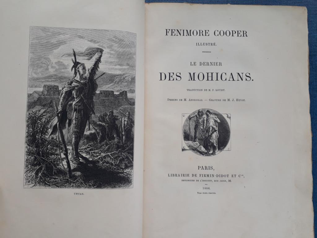 De laatste der Mohikanen (1884), Boeken, Ophalen of Verzenden, Gelezen, James Fenimore Cooper