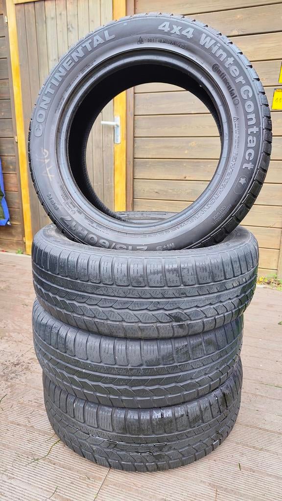 CONTINENTAL 4X4 WINTERCONTACT 215/60/ R17 96H, Autos : Pièces & Accessoires, Pneus & Jantes, Enlèvement, Utilisé, Pneus hiver