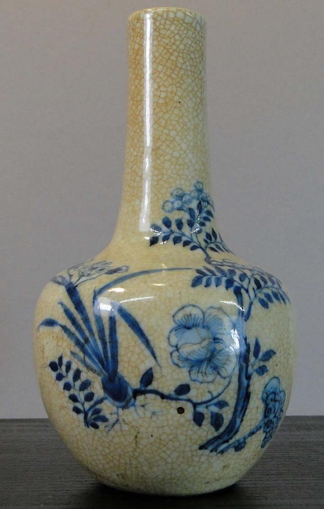 Vase boule antique Tonkin Vietnam, Enlèvement ou Envoi