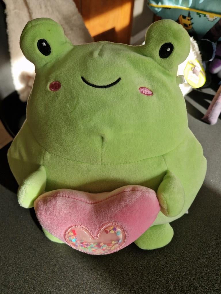 Grenouille en peluche, Enlèvement ou Envoi, Comme neuf, Grenouille