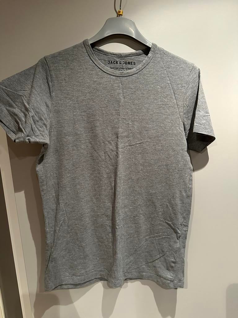 Te koop t-shirt Jack & Jones, Kleding | Heren, T-shirts, Ophalen of Verzenden, Zo goed als nieuw, Grijs, Jack & Jones