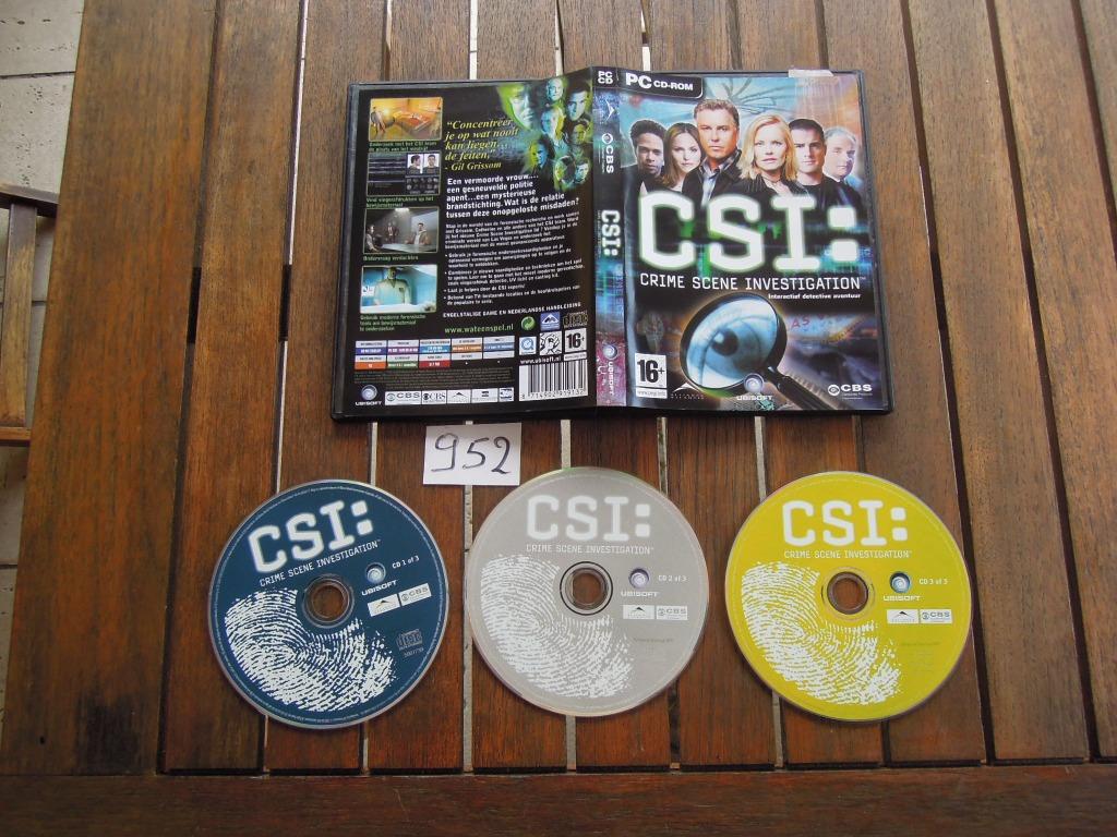 PC CD-rom CSI - crime scene investigation 3CD, Ophalen of Verzenden, Gebruikt, Vanaf 16 jaar