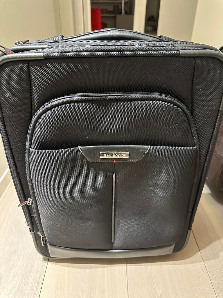 Reiskoffer handbagage Samsonite, Enlèvement, Utilisé, Noir, Roulettes