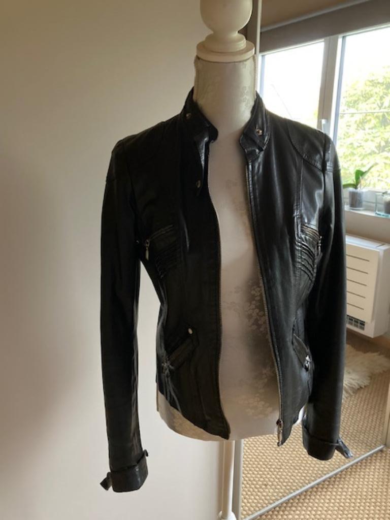 Tof leren jacket, Taille 38/40 (M), Enlèvement, Porté, Froccella