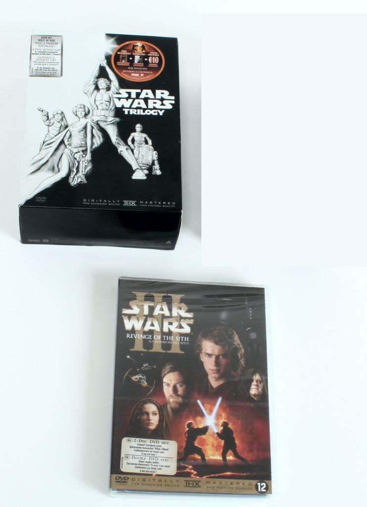 STAR WARS TRILOGY DVD, Verzamelen, Star Wars, Zo goed als nieuw, Overige typen, Ophalen of Verzenden