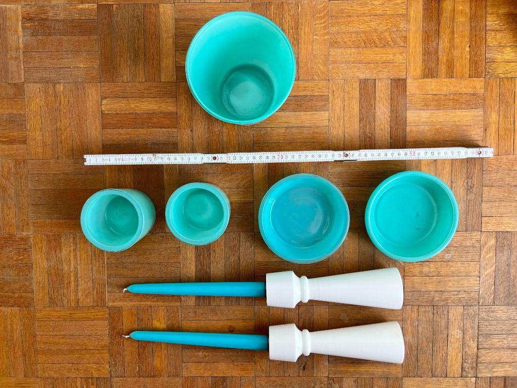 Decoratie Turquoise Maison Rivièra, Ophalen, Gebruikt