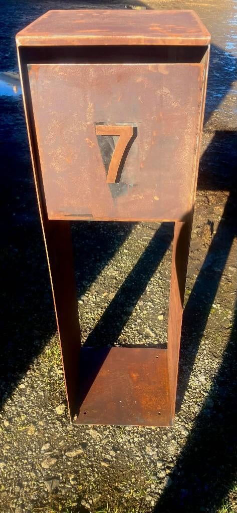 Boîte aux lettres acier corten 3mm, Enlèvement ou Envoi, Acier