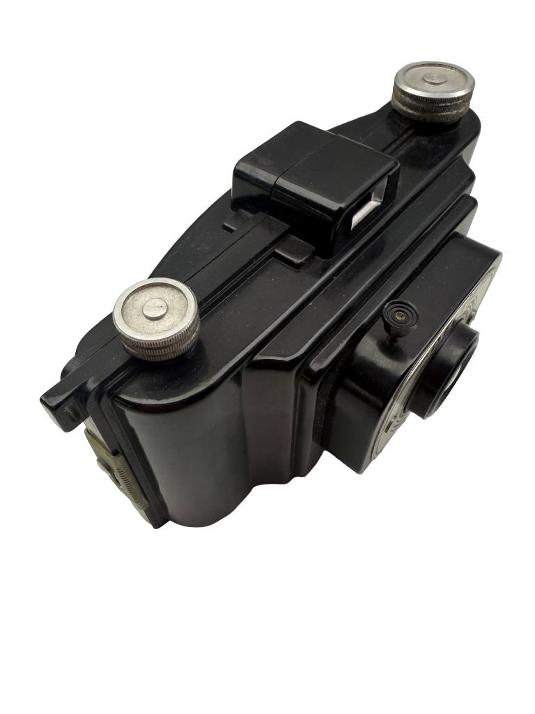 Indo Fex Delta 6x9 bakelieten camera Frankrijk 1961, Verzamelen, Foto-apparatuur en Filmapparatuur, Ophalen of Verzenden, Fototoestel