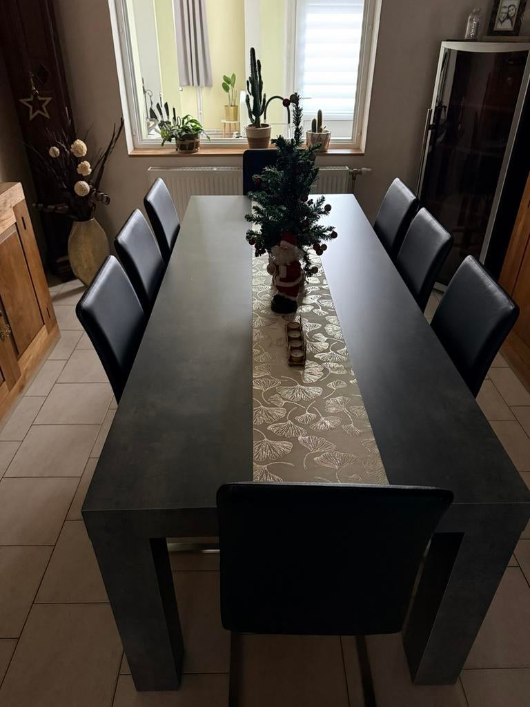 Table salle a manger, Huis en Inrichting, Complete eetkamers, Gebruikt, 8 stoelen of meer, Ophalen