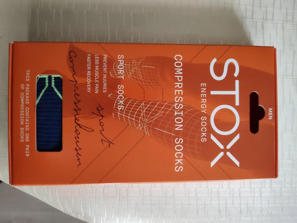 Compressiekousen, Ophalen, Blauw, Nieuw, Stox