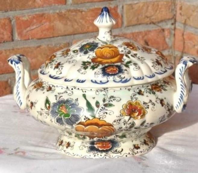 Soupiere delft Hollande HB, Antiquités & Art, Enlèvement ou Envoi