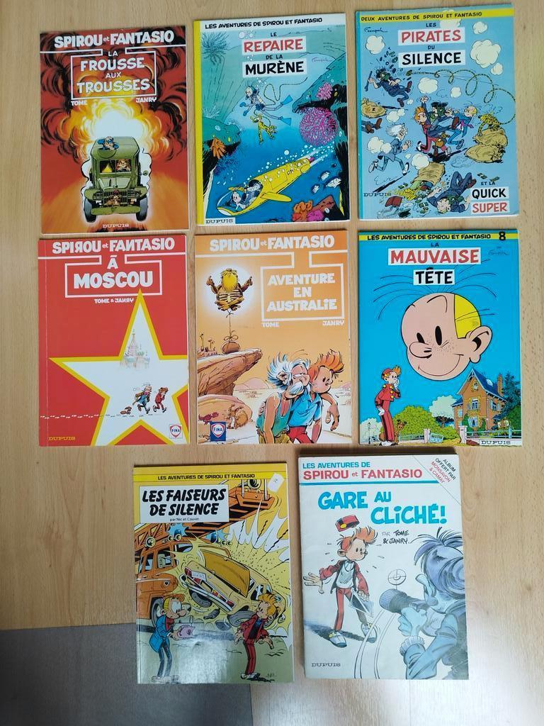 Spirou et Fantasio divers titres brochés publicitaires, Livres, Série complète ou Série, Enlèvement ou Envoi, Comme neuf