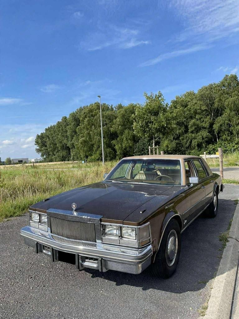 Cadillac Seville 1977, Auto's, Cadillac, Automaat, 4 deurs, Achterwielaandrijving, Bruin