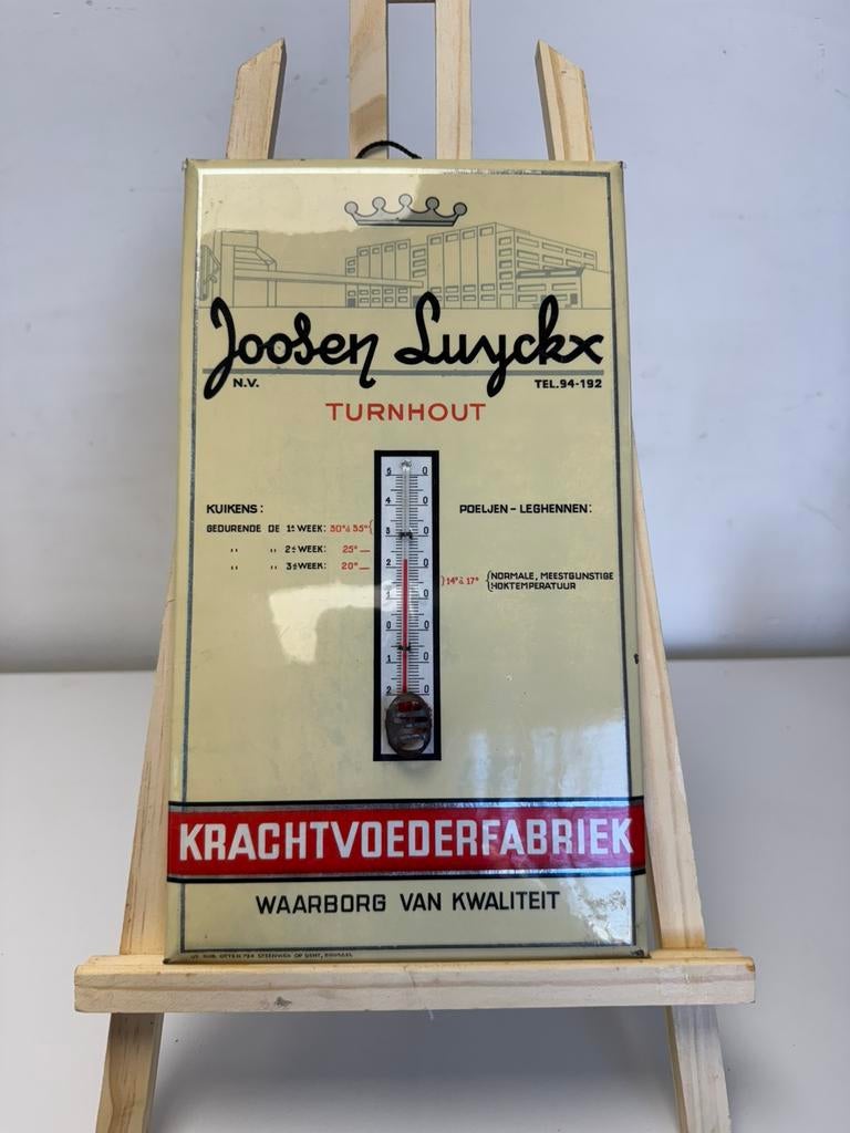 Joosen Tunrhout oude reclame, Ophalen of Verzenden, Gebruikt, Reclamebord