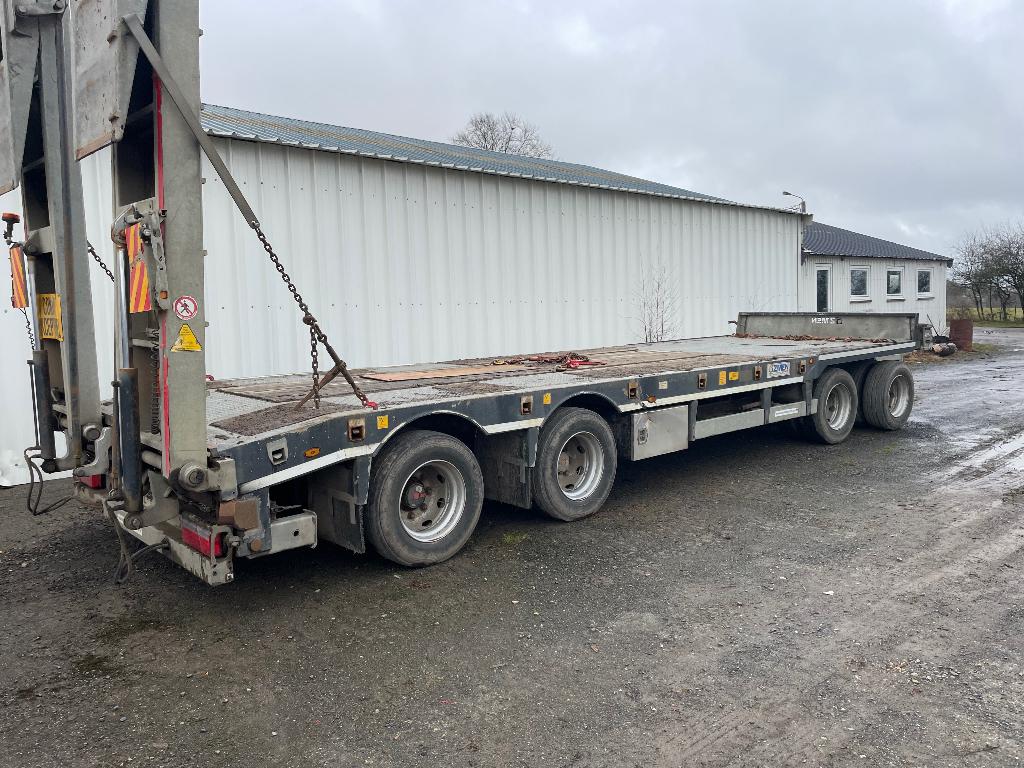 Remorque porte 4 essieux., Enlèvement
