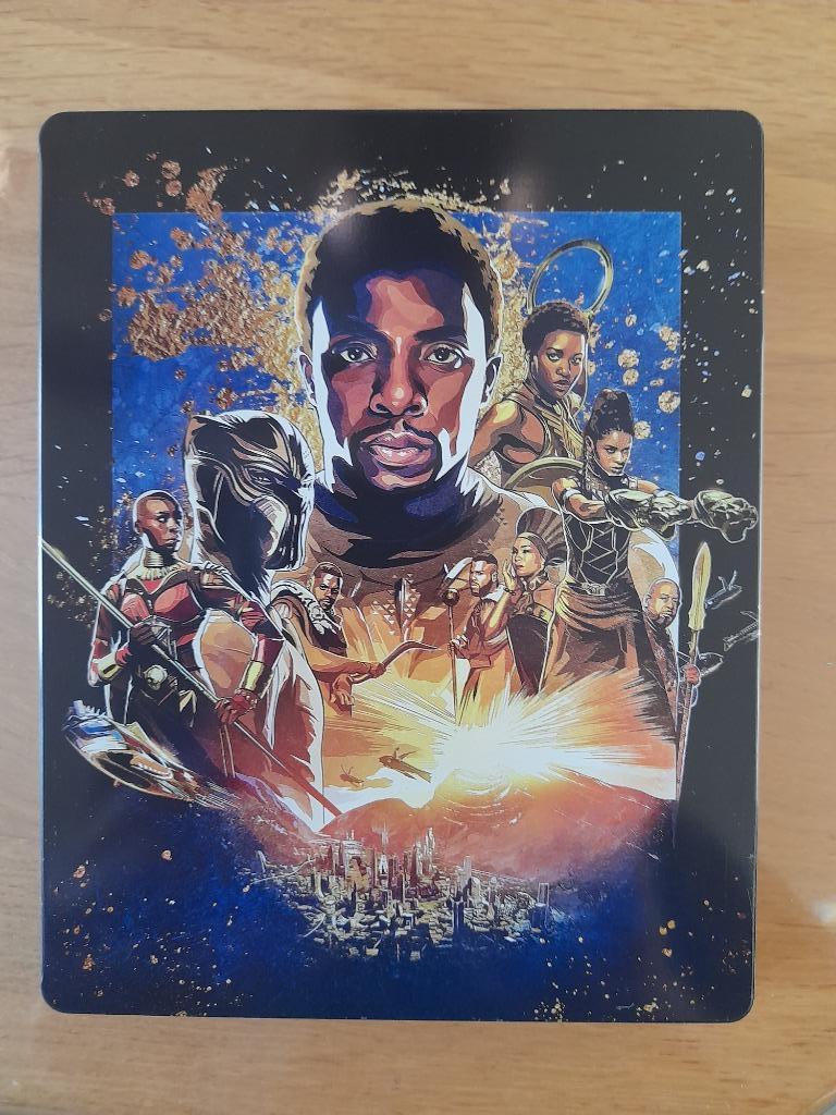 Black Panther 4K Blu-ray Best Buy Exclusive SteelBook, Verzenden, Gebruikt, Science Fiction en Fantasy