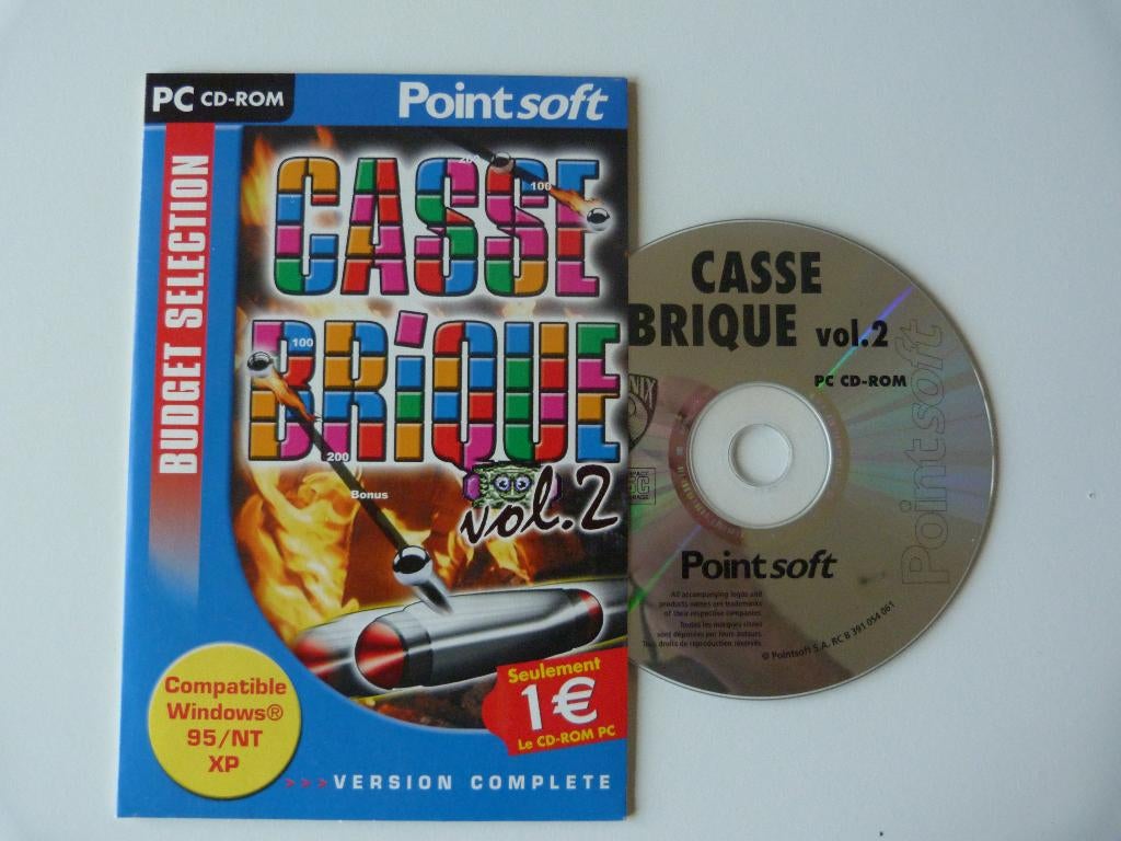 Casse Brique Vol.2 [PC], Enlèvement ou Envoi, 1 joueur, Comme neuf, À partir de 3 ans