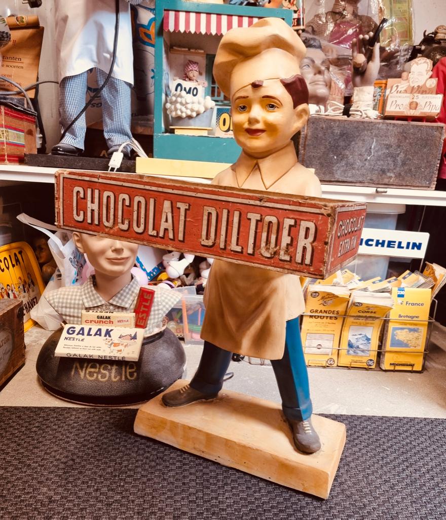 Boulangerie, pâtisserie, chocolatier Vintage Counter Picture, Enlèvement ou Envoi