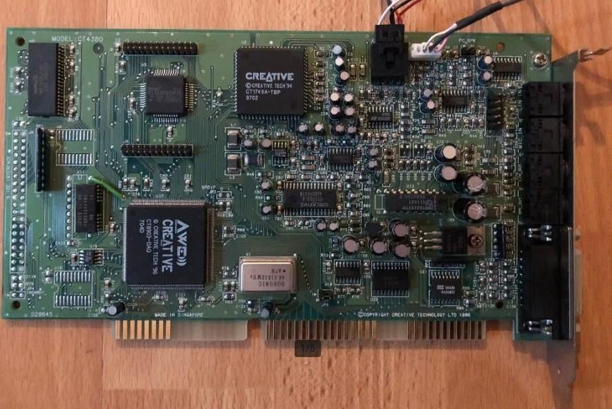 Creative Labs Sound Blaster AWE32Value45 (AWE64) (CT4380), Computers en Software, Geluidskaarten, Ophalen, Nieuw, Intern, Creative Labs