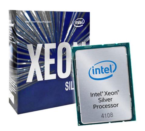 Intel Xeon Silver 4108 processor, 8-core, Gebruikt, FCLGA3647, Minder dan 2 Ghz