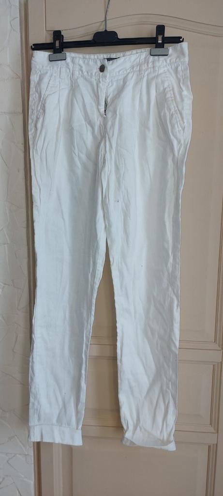 Linnen broek van tommy hilfiger maat 4 ..zit als maat 36 ., Kleding | Dames, Broeken en Pantalons, Ophalen of Verzenden, Zo goed als nieuw
