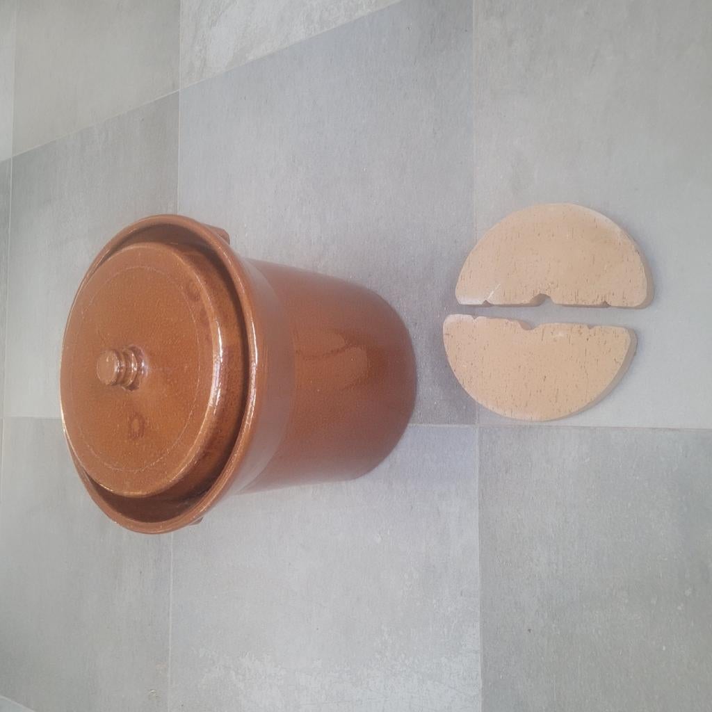 Zuurkool pot, gisting, fermentatie, waterslot, Enlèvement