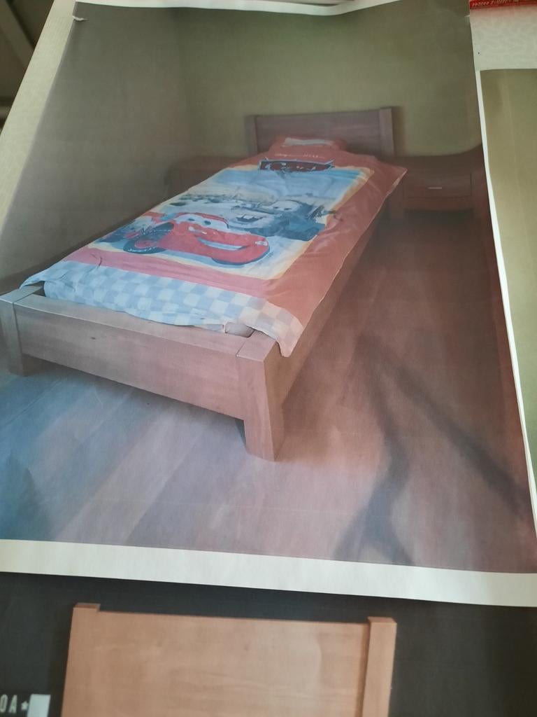 Bed kast lattenbodem matras spiegel enz, Ophalen, Lattenbodem
