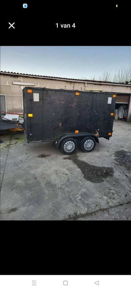 Gesloten aanhangwagen, Auto diversen, Aanhangers en Bagagewagens, Ophalen, Zo goed als nieuw