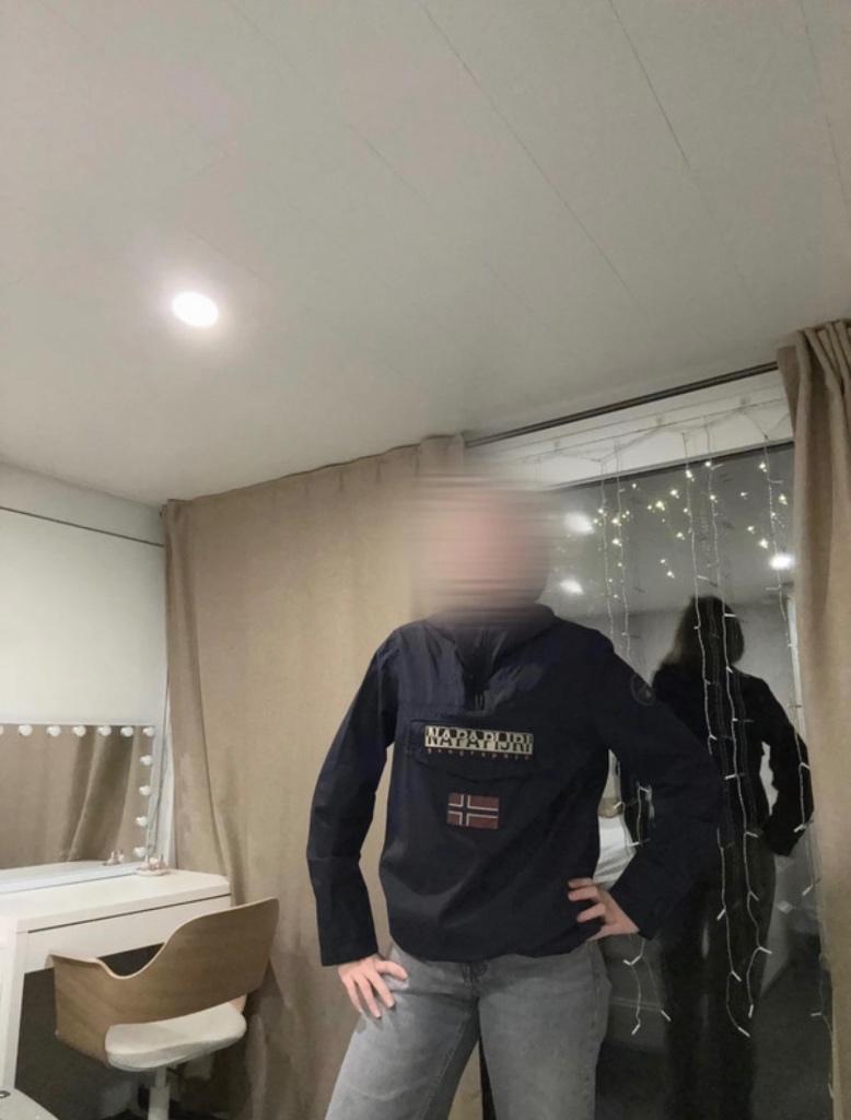 Napapijri jas, Kleding | Dames, Jassen | Winter, Maat 38/40 (M), Blauw, Ophalen of Verzenden, Zo goed als nieuw