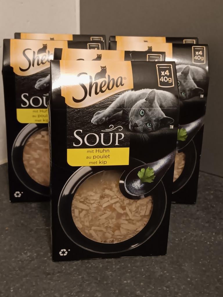 Sheba Soup met kip 4×40g, Dieren en Toebehoren, Ophalen